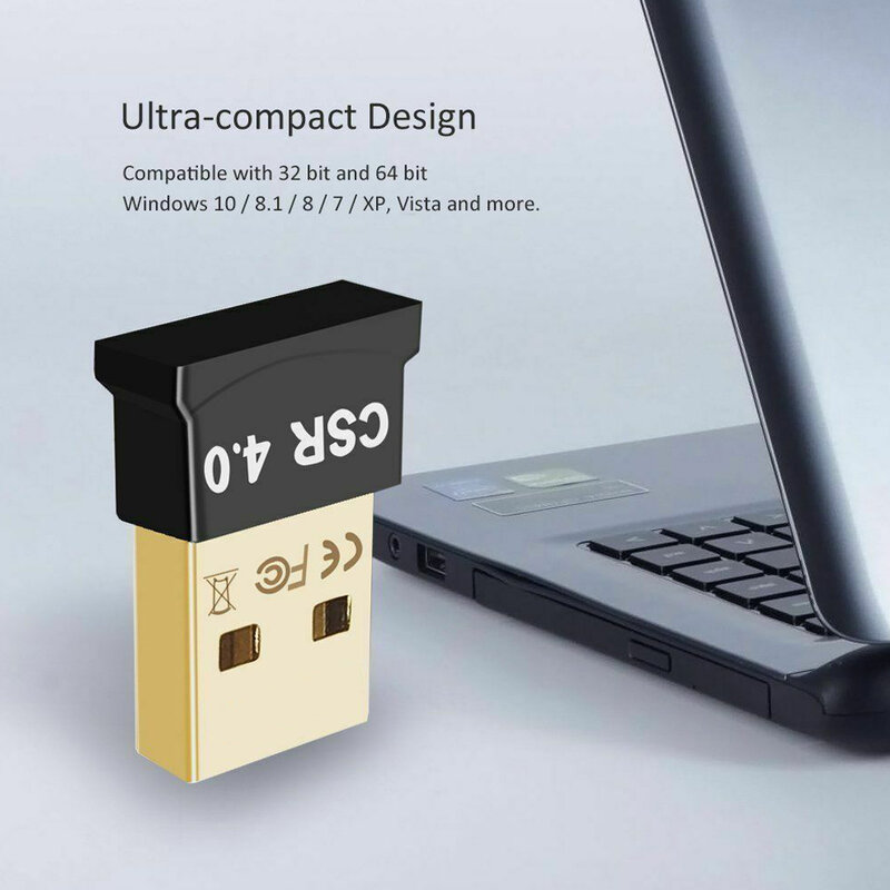 CSR 4.0 محول لاسلكي 4.0 USB بلوتوث متوافق مع USB دونغل استقبال الصوت أجزاء سلامة الكمبيوتر المنزلية الصغيرة للكمبيوتر