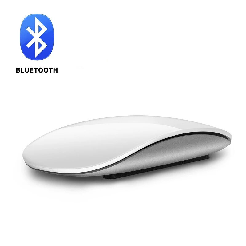 بلوتوث 5.0 ماوس لاسلكي صامت متعدد قوس اللمس الفئران رقيقة جدا ماجيك ماوس لأجهزة الكمبيوتر المحمول باد ماك كمبيوتر ماك بوك