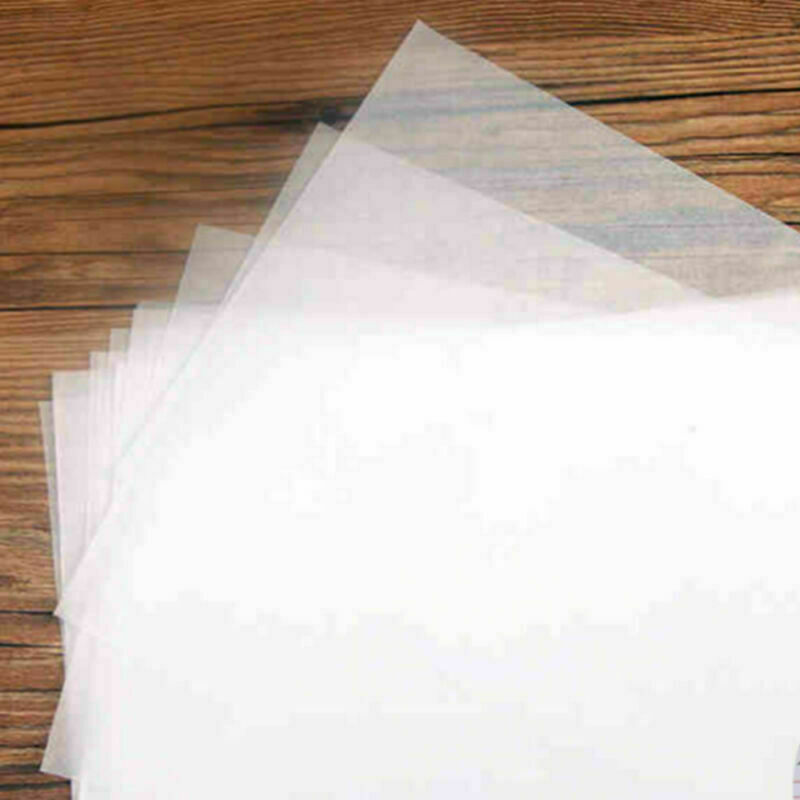 100 قطعة ورقة تتبع شفافة نسخة نقل الطباعة رسم ورقة ورقة حمض كبريتيك للطباعة الرسم الهندسي
