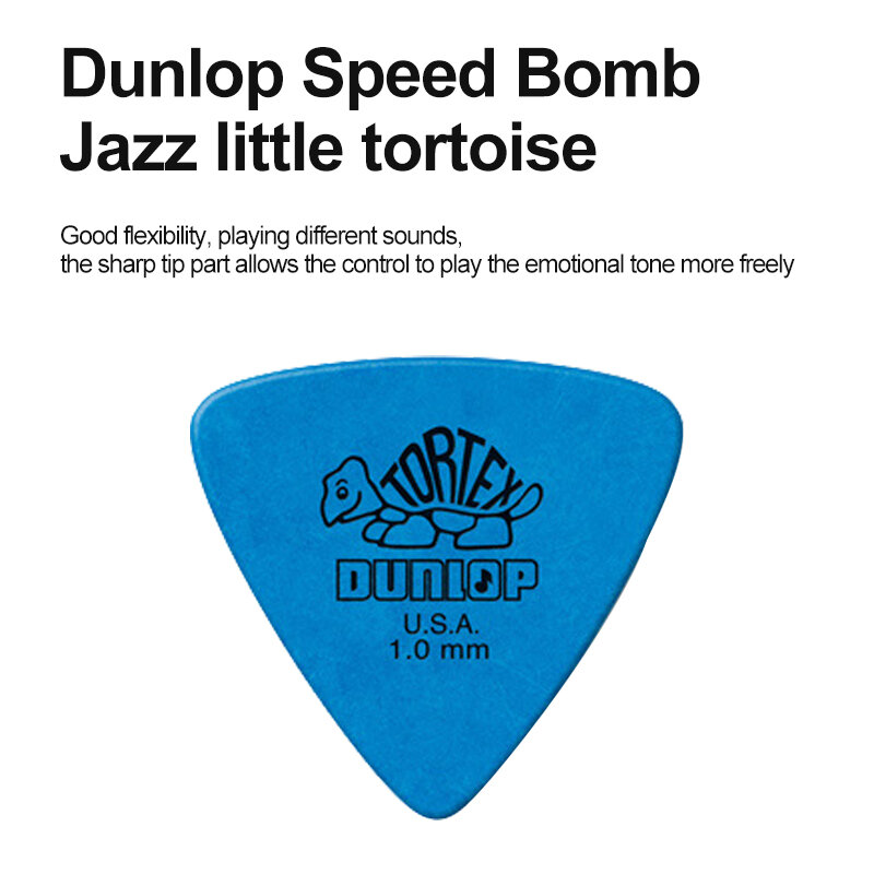 Dunlop 431 تورتكس الغيتار الكهربائي اختيار باس الاكسسوارات الكلاسيكية الغيتار مثلث الغيتار اختيار 0.5/0.6/0.73/0.88/1.0/1.14 مللي متر
