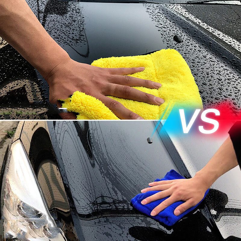 غسيل السيارات منشفة سيارة من الألياف الصغيرة تنظيف تجفيف القماش هيمينغ العناية بالسيارات القماش بالتفصيل منشفة غسيل السيارات ل