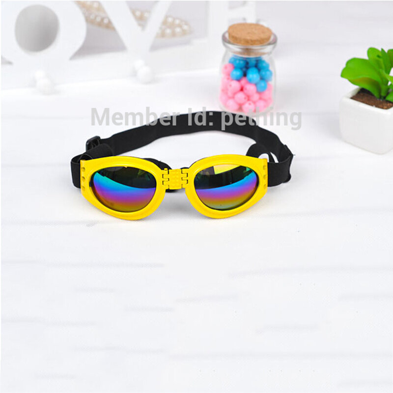 نظارات شمسية للكلاب ، جذابة ، عصرية ، حماية من الأشعة فوق البنفسجية ، 6 ألوان #3