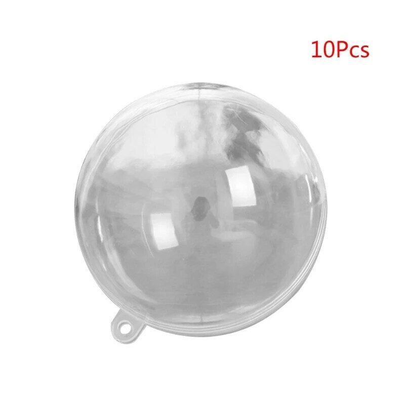 كرة شفافة جوفاء الكرة البلاستيكية الشفافة القابلة للتعبئة الكرة معلقة هدية G2AE