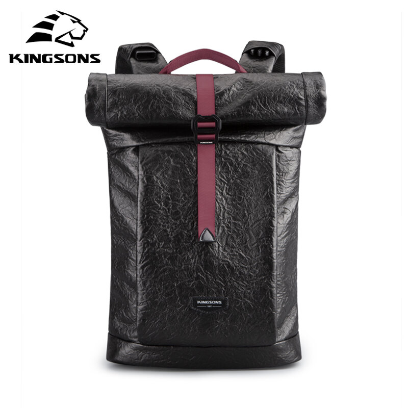 Kingsons-حقيبة ظهر للكمبيوتر المحمول مقاس 15.6 بوصة للرجال والنساء ، حقيبة مدرسية مقاومة للماء ، للسفر ، رحلة قصيرة ، جديدة