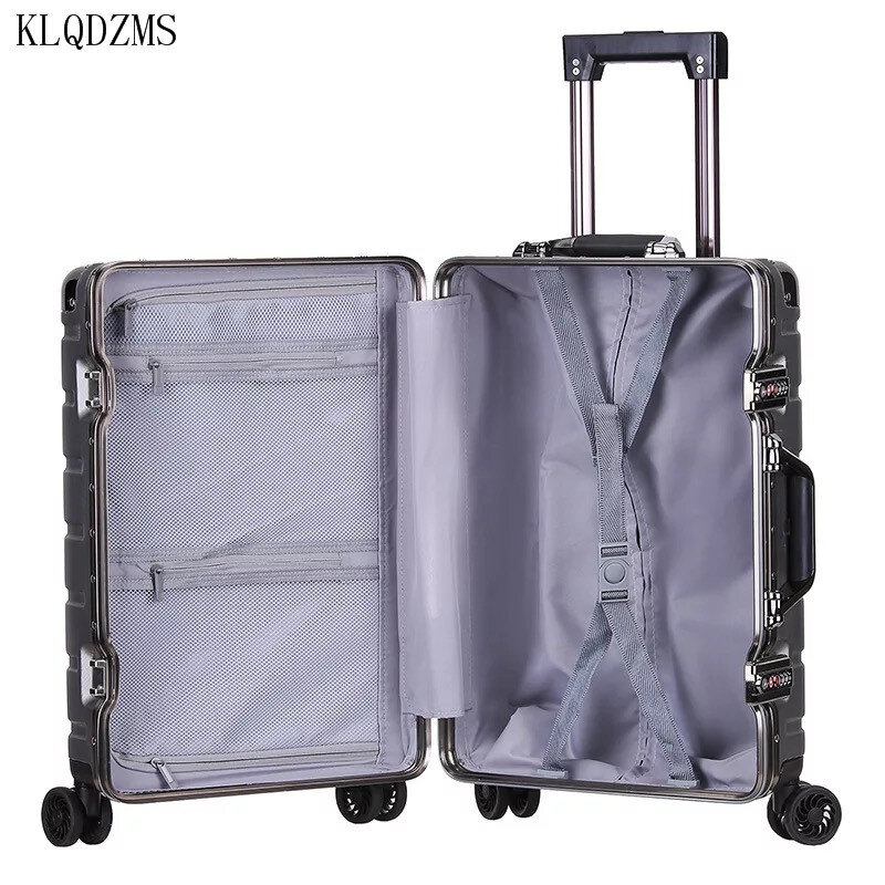 KLQDZMS حقيبة كمبيوتر خفيفة الوزن 20 بوصة 24 بوصة على عجلات المقصورة المتداول الأمتعة حقيبة خاصة