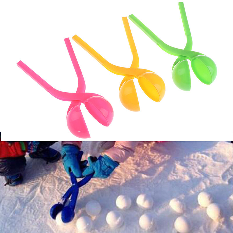 لعب للأطفال الثلج كرة الثلج صانع كليب صانع الحيوان على شكل الثلوج الرمال العفن أداة الشتاء الاطفال هدايا 1 قطعة عشوائي إرسال