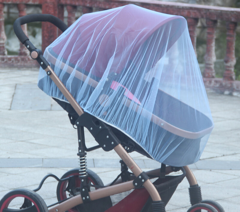 عربة طفل يدفع باليدين البعوض الحشرات درع صافي آمنة الرضع حماية شبكة عربة اكسسوارات البعوض صافي 150 سنتيمتر