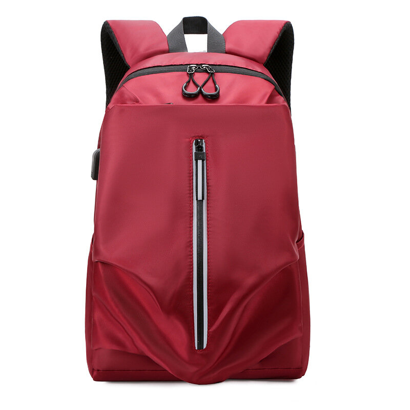حقيبة ظهر لحمل جهاز الكمبيوتر المحمول مع منفذ شحن USB مقاومة للماء كلية مدرسة حقيبة حاسوب هدايا للرجال والنساء