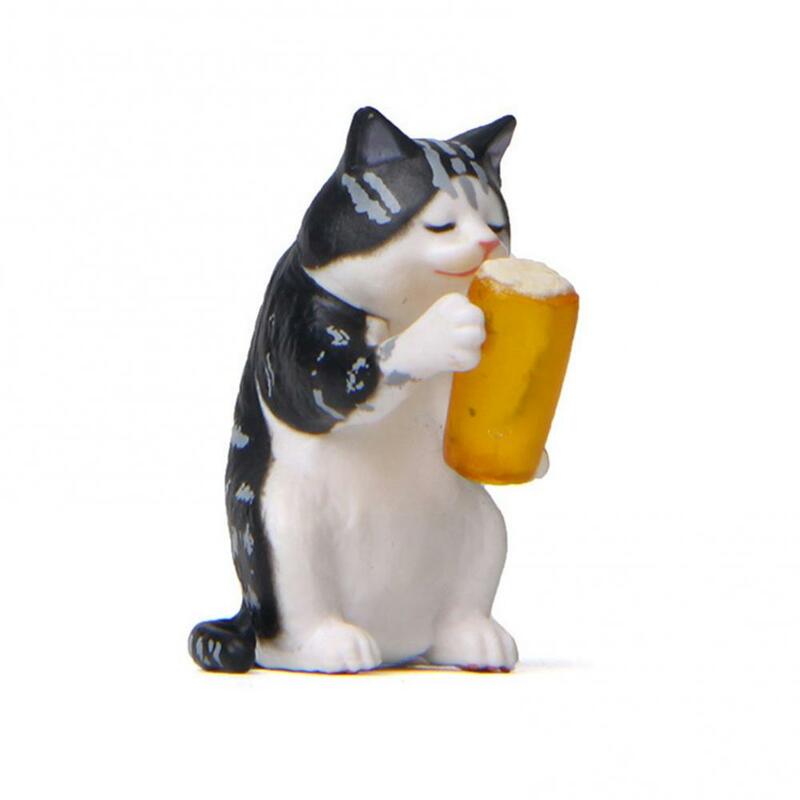 البيرة القط نموذج لجسم لتقوم بها بنفسك النسخة الكورية الخبز البستنة المناظر الطبيعية دمية ديكور