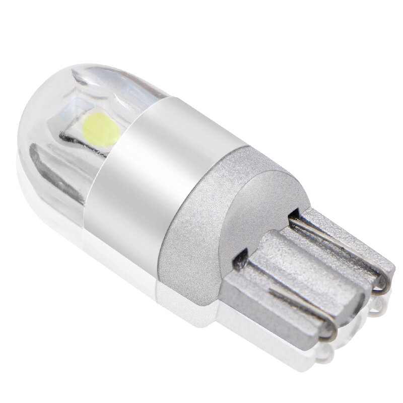 2 قطعة لمبات LED الأبيض 168 501 W5W LED مصباح إسفين 3030 2SMD مصابيح داخلية 12V - 24V 6000K