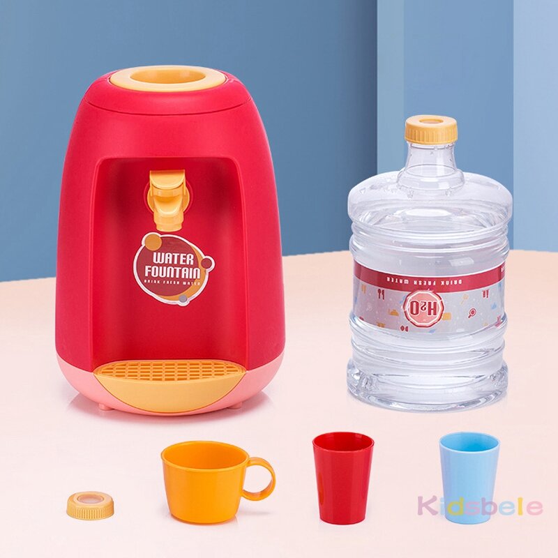 طريقة مونتيسوري التعليمية موزع مياه نافورة مشروبات صغيرة للأطفال محاكاة جهاز المطبخ لعبة الأطفال هدية