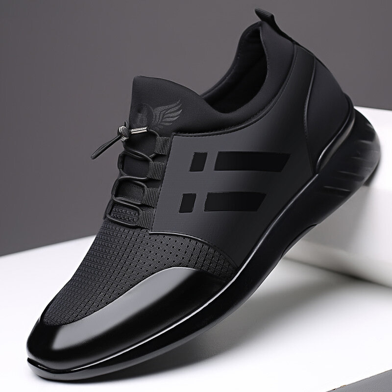 XPAY 2020 الرجال أحذية رياضية جودة 6 سنتيمتر زيادة الأحذية البريطانية جديد تنفس الصيف أحذية رياضية كاجوال كبيرة الحجم مكتب أحذية الرجال