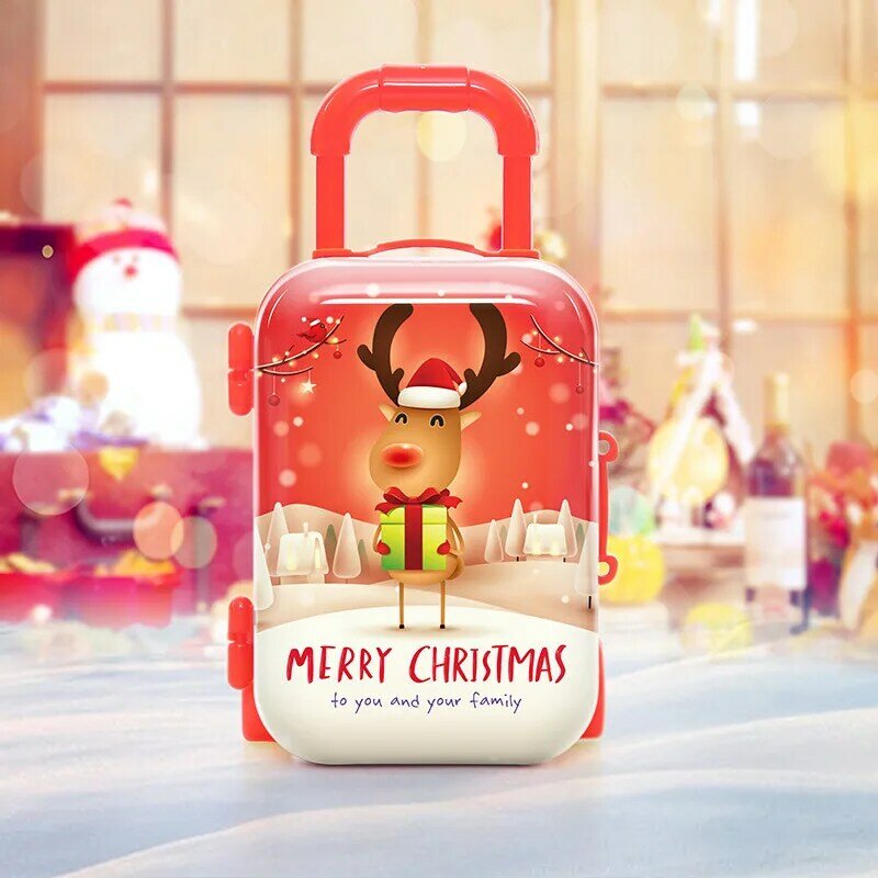 لطيف دمية صغيرة حقيبة عيد الميلاد المحافظ حقيبة الاطفال المحافظ لعبة الجذع عيد الميلاد الديكور لطيف حقائب صغيرة للبنين بنات