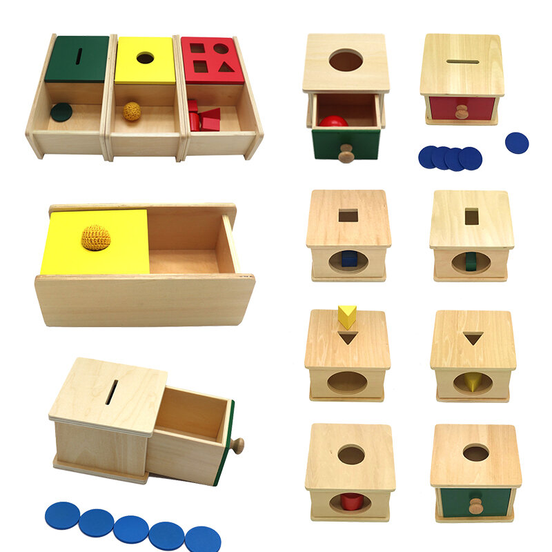 ألعاب ألعاب الأطفال للأطفال ألعاب خشبية تعليمية صندوق منتجات خشبية الاطفال الحسية لعب الرضع صناديق هدية عيد ميلاد
