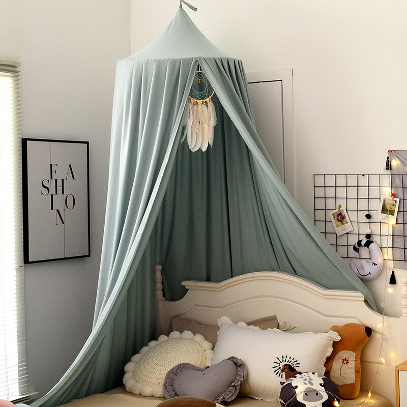 شبكة بعوض للأطفال لسرير بنات الأميرة ناموسية معلقة قبة الفراش سرير بيبي خيمة مظلة ستارة غرفة ديكور arabshoppy