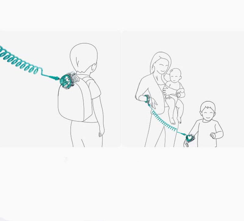 سلامة الطفل تسخير المقود مكافحة خسر قابل للتعديل المعصم ربط الجر حبل معصمه حزام الطفل الاطفال للطفل فراشة