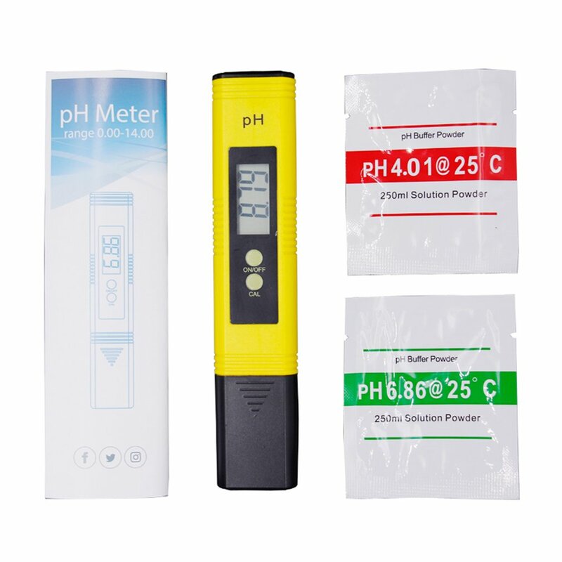 الرقمية LCD PH متر القلم من اختبار دقة 0.01 حوض بركة المياه النبيذ البول التلقائي معايرة LCD عرض PH009BX