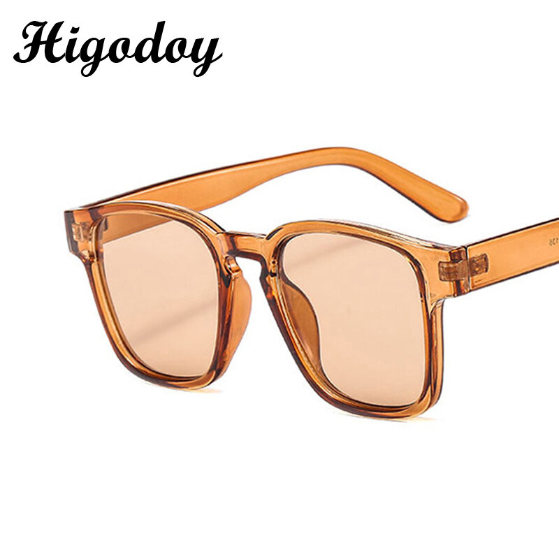 Higodoy الكلاسيكية الرجعية مربع مكبرة الرجال موضة مثير الفاخرة العلامة التجارية النساء النظارات الشمسية حملق Uv400 خمر نظارات شمسية Oculos