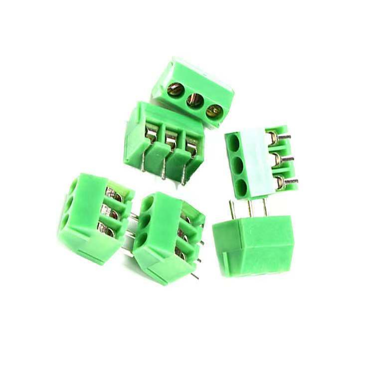 30 قطعة المصنع مباشرة mg / kf350-2p / 3P الأخضر PCB يمكن لصق 3.5 مللي متر تباعد KF350 محطات