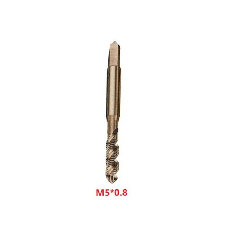 1 قطعة M3-M10 HSS- Co الكوبالت M35 آلة دوامة المزامير الصنابير متري برغي الحنفية أدوات السلطة لوازم