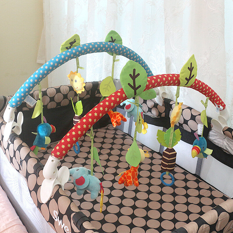جرس رنين HangingToys سرير لينة أفخم خشخيشات السرير جرس عربة أجراس لعب الأطفال ألعاب من القطيفة السبر #3