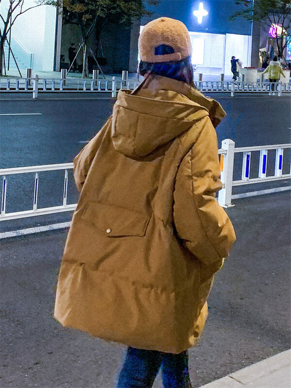 أسفل القطن وسادة مبطنة النساء 2021 جديد الكورية طالب الخبز معطف فضفاض سميكة الشتاء الملابس المعتاد سترات دافئة غير رسمية M1854