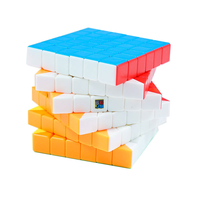 MoYu Meilong-مكعب سحري 6 × 6 للأطفال ، مكعب ألغاز سريع 6 × 6 للأطفال المبتدئين ، ملصق ، MF6