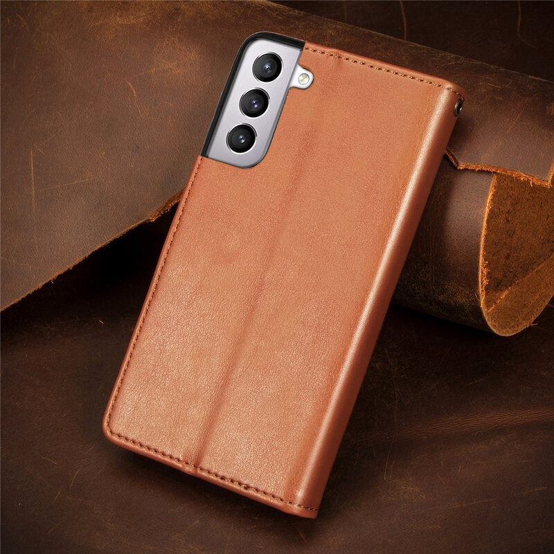 Luxury Flip Leather Wallet Case For Samsung Galaxy S21 S20 FE S10 S9 Plus Note20 Ultra A12 A32 A42 A52 A22 Magnetic Card Holder