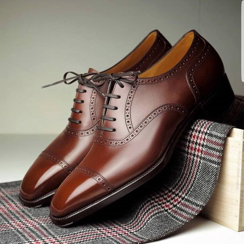 جديد رجال الأعمال كتلة ديربي أكسفورد أحذية بو الجلود أحذية أكسفورد ديربي بولوك оксордскиа أحذية رجالية صب ZZ537