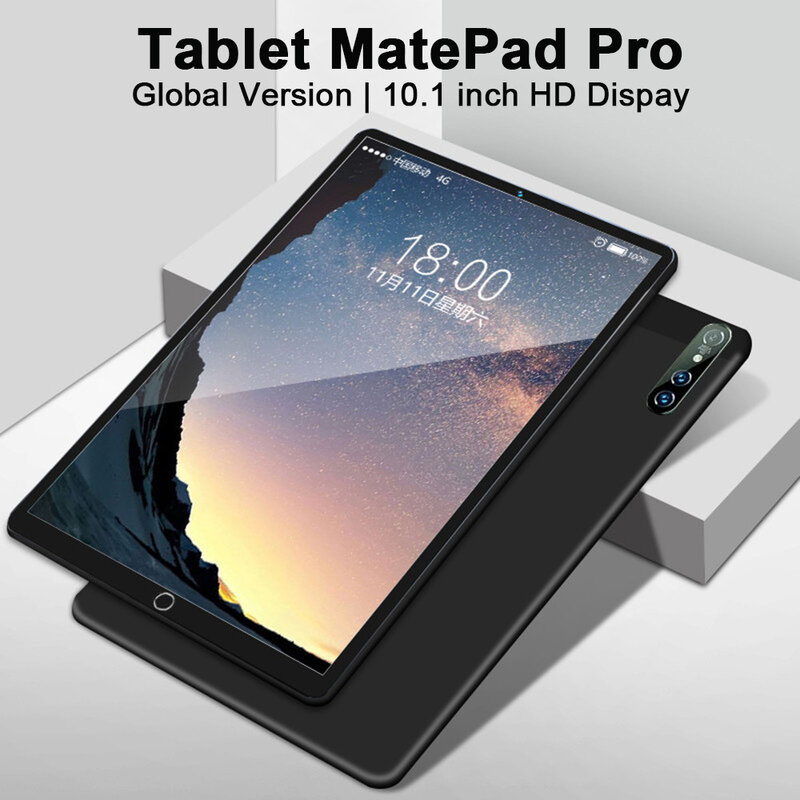 نسخة عالمية من تابلت MatePad Pro بشاشة 10.1 بوصة تابلت 10 Core 6GB RAM 128GB ROM تابلت أندرويد 10.0 تابلت 4G واي فاي 6000mAh أجهزة لوحية مزودة بنظام تحديد المواقع