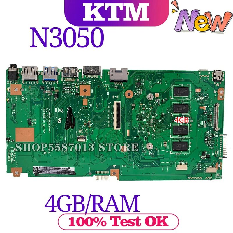 ل ASUS X540SA X540S F540S X540SAA A540S الكمبيوتر المحمول اللوحة الأم اختبار OK N3050/CPU 4GB/RAM