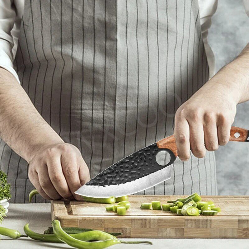 5.5 بوصة سكاكين المطبخ سكين الطاهي الفولاذ المقاوم للصدأ سكين صيد سكين الجزار للمطبخ مزورة لأدوات المطبخ الطبخ