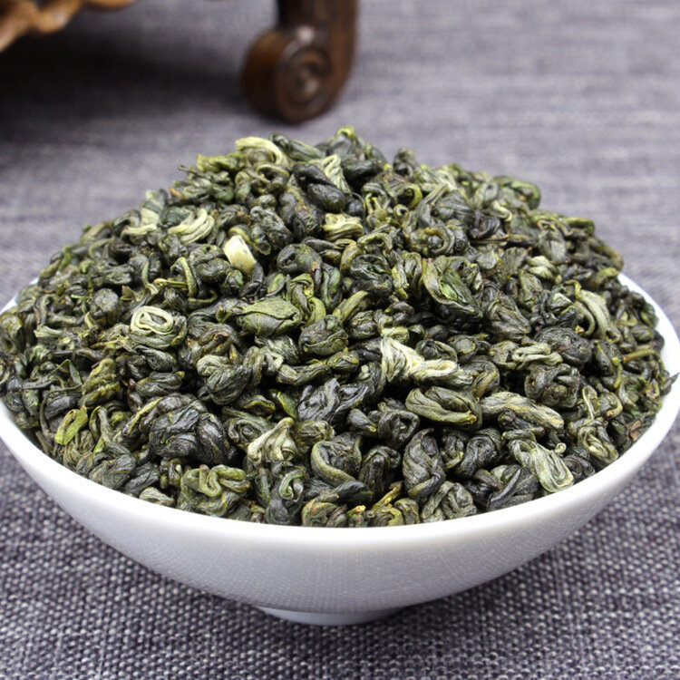 الصين ارتفاع الفم بي لو تشون الشاي فقدان الوزن منعش الصينية شاي أخضر عضوي عالية موتين يونو بي لو تشون الشاي