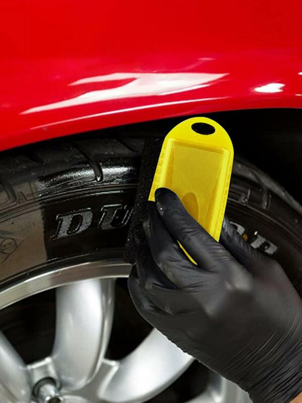 السيارات سيارة عجلة تلميع الصبح الإسفنج فرشاة ABS البلاستيك غسل بالتفصيل تنظيف الإسفنج فرشاة أدوات تنظيف السيارات دروبشيبينغ #5