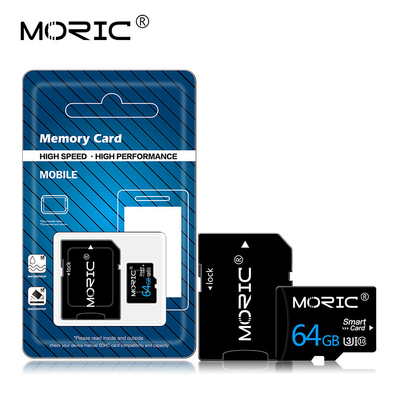 بطاقة ذاكرة microsd ، محول مجاني ، 16 جيجابايت ، 32 جيجابايت ، 64 جيجابايت ، 128 جيجابايت ، فئة 10 ، بطاقة TF ، بطاقة فلاش usb صغيرة 8 جيجابايت