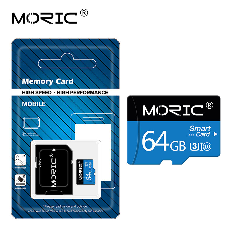 بطاقة ذاكرة صغيرة من فئة SD 10 صغيرة TF بطاقة ذاكرة 64GB 128GB 256GB 4GB 8GB 16GB 32GB كارتاو دي ميموريا