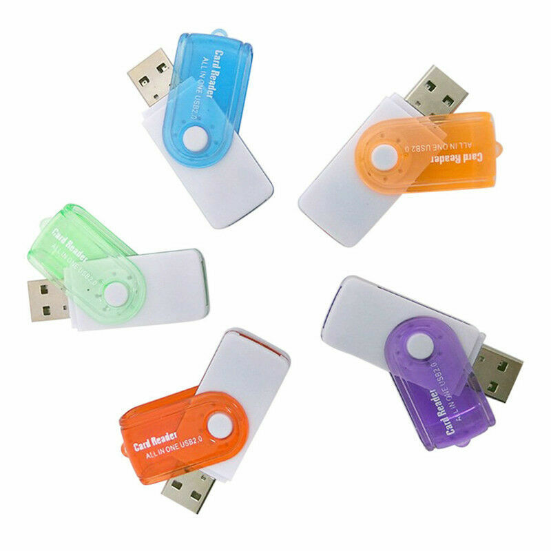 عالية السرعة متعددة الوظائف قارئ بطاقة USB 4 في 1 ل MS MS-PRO TF مايكرو قارئ بطاقة الذاكرة الذكية