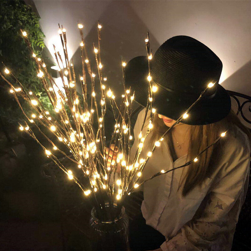 شجرة عيد الميلاد أضواء الصفصاف Led بهرج زينة للمنزل في الهواء الطلق الحلي Grinch الشتاء الحلي البيت