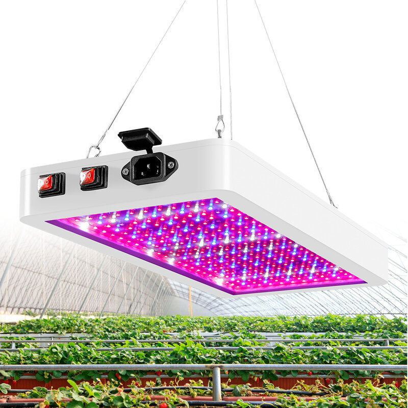 LED الطيف الكامل إضاءة النبات داخلي مقاوم للماء ضوء النبات تنمو ضوء النبات ضوء 2000 واط/1000 واط 2835 LED رقاقة نمو النبات Lig