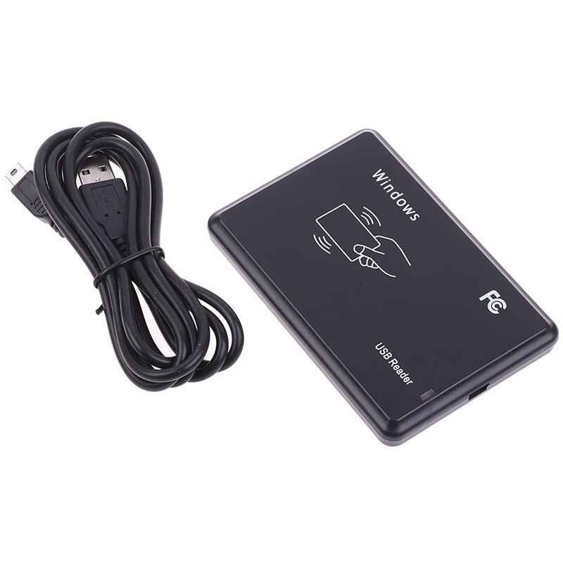 قارئ RFID ، منفذ USB EM4100 TK4100 TK4100 ، 125 كيلو هرتز ، حساسية غير ملامسة للبطاقات الذكية ، متوافق مع نظام النافذة/Linux