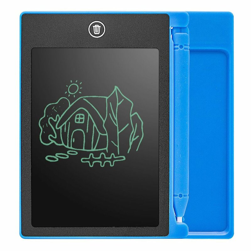 لوح كتابة بشاشة LCD مقاس 4.4 بوصة للأطفال ، لوح رسم ، لوحة رسومات ، هدية ، إبداعية ، خيالية
