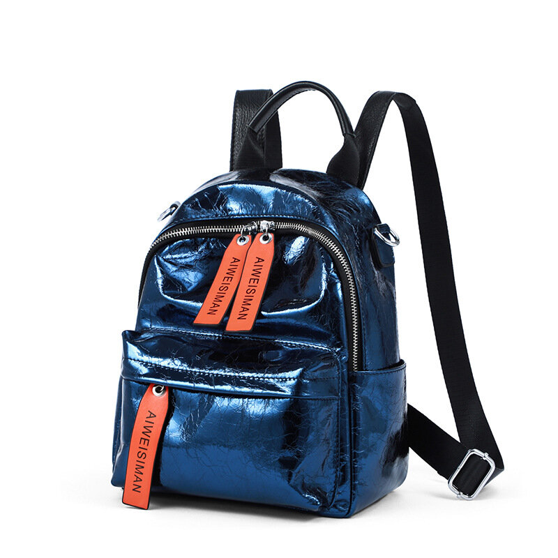حقيبة ظهر نسائية من الجلد موضة جديدة حقائب مدرسية للبنات حقيبة كتف نسائية عالية الجودة متعددة الاستعمالات حقيبة كتف فاخرة 2021