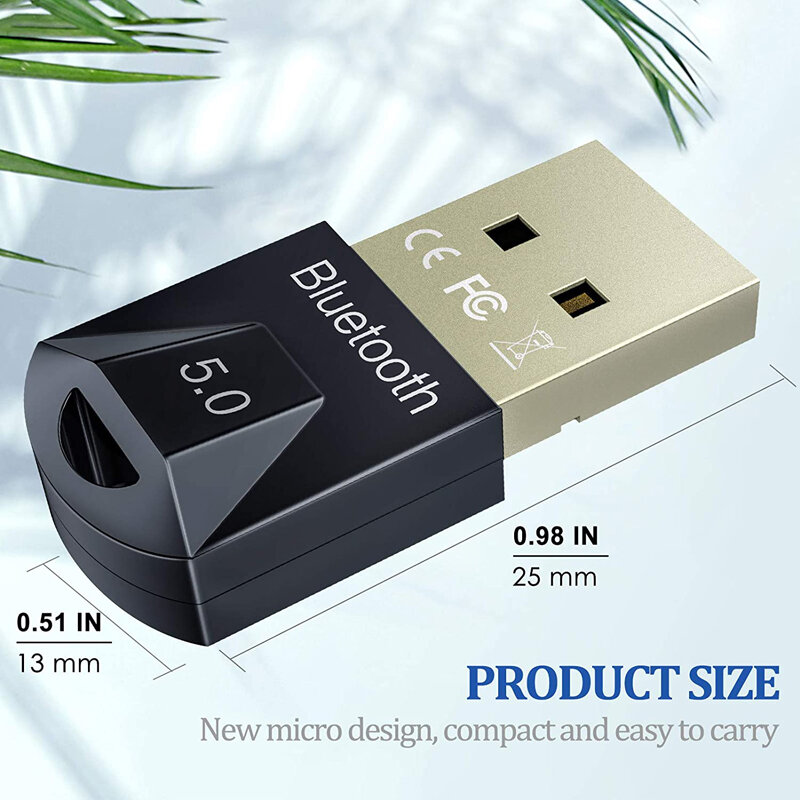 USB محول بلوتوث 5.0 بلوتوث دونجل USB بلوتوث 4.0 محول USB استقبال الارسال اللاسلكية محول ل جهاز كمبيوتر شخصي