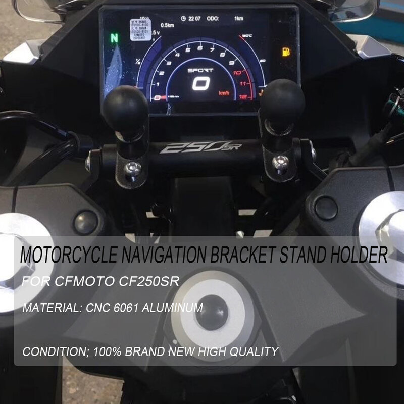 دراجة نارية الملاحة قوس حامل حامل ل CFMOTO CF250SR 250SR الهاتف المحمول هاتف به خاصية التتبع عن طريق الـ GPS لوحة قوس