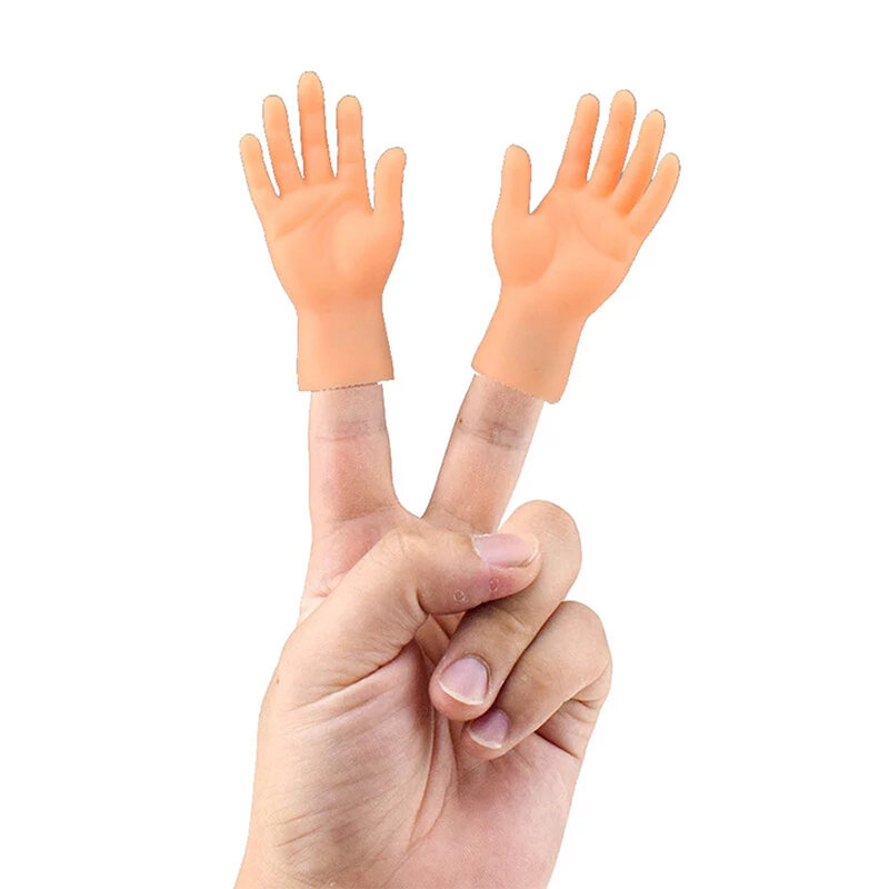 الكرتون مضحك إصبع الأيدي مجموعة الإبداعية ألعاب تلبس في الأصابع من اللعب حول نموذج اليد الصغيرة هالوين دمى هدايا اليد فنجر الدمى