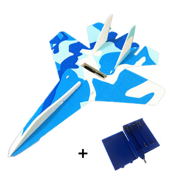 لتقوم بها بنفسك رغوة طائرة شراعية مقلاع نموذج طائرة لعب للأطفال في الهواء الطلق لعبة تفاعلية تجميعها طائرة شريط مطاطي للأطفال gif