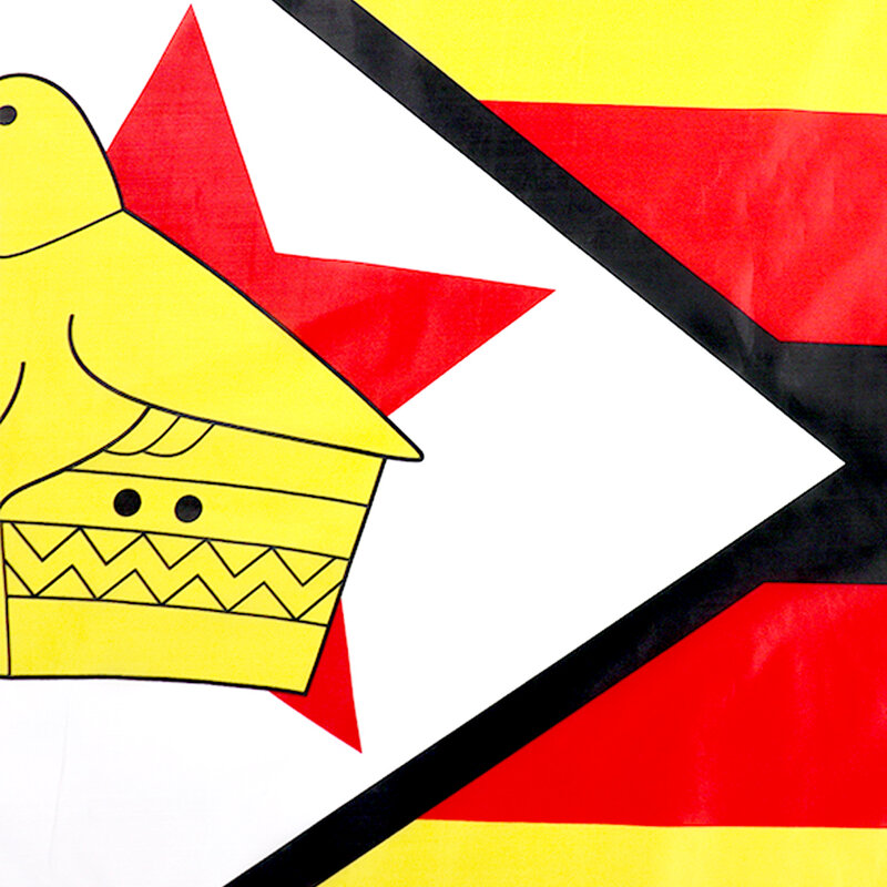 3X5 قدم زيمبابوي العلم الزيمبابوي مع الحلقات النحاسية للديكور