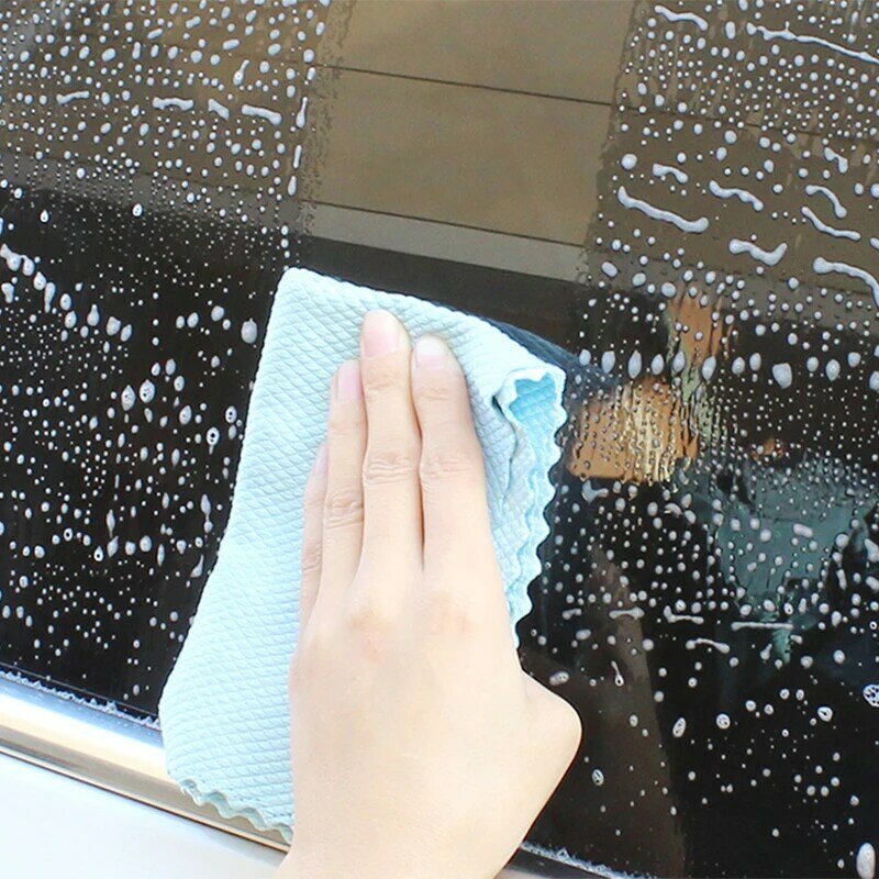 منشفة سيارة تنظيف غسيل السيارات القماش امتصاص الماء لا يترك علامات ، الزجاج لا يفقد الشعر لينة ستوكات القماش