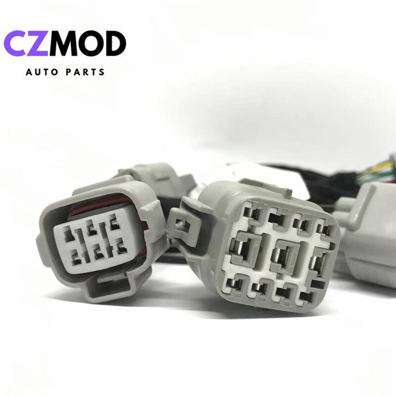 CZMOD سيارة العلوي تعديل ترقية نقل سلك محول تسخير لتويوتا لاند كروزر من 07-15 الهالوجين إلى 16-21 LED