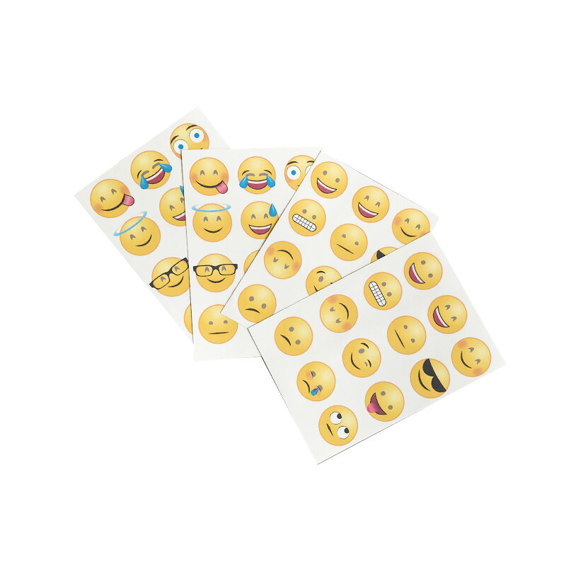 48 قطعة Smileys ملصقا ل دفتر مذكرات لطيف سعيد الوجه العاطفة ملصق سجل القصاصات المعلم مكافأة ملصق الاطفال الأطفال ملصقا